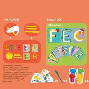 Askato Zestaw Plastusiowe zabawy - Literki 3