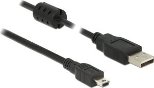 Kabel USB Delock DELOCK Kabel USB 2.0 Typ-A Stecker > USB 2.0 Mini-B Stecker 5,0 m schwarz 1