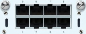 Karta sieciowa Sophos SOPHOS 8 port GbE copper Flexi Port module (for SG/XG 2xx/3xx/4xx only) 1