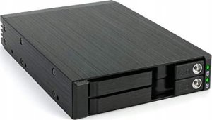 Kieszeń Fantec FANTEC MR-25DUAL, 2.5" SATA + SAS HDD/SSD removable frame, black 2