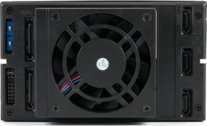 Kieszeń Fantec BP-T2131, SAS & SATA backplane for 3x 3.5"/2.5" HDD/SSD, black 3