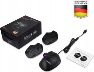 Mysz Perixx Perixx PERIMICE-520, wired ergonomic trackball mouse 2