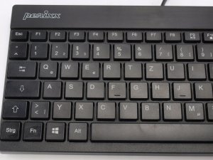 Klawiatura Perixx Perixx PERIBOARD-426, DE, wired, USB Mini Keyboard with flat keys 3