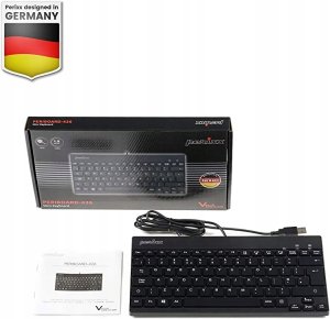 Klawiatura Perixx Perixx PERIBOARD-426, DE, wired, USB Mini Keyboard with flat keys 9