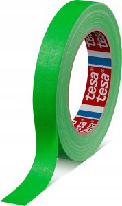 Tesa tesaband fabric tape, 25m x 19mm, neon green 1