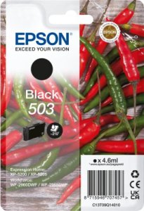 Tusz Epson Epson 503 - 4.6 ml - Schwarz - original - Blister mit RF- / akustischem Alarmsignal - Tintenpatrone - fur Expression Home XP-5200, XP-5205, WorkForce WF-2960DWF, WF-2965DWF 1