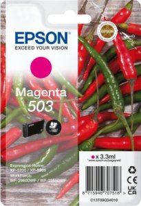 Tusz Epson Epson 503 - 3.3 ml - Magenta - original - Blister mit RF- / akustischem Alarmsignal - Tintenpatrone - fur Expression Home XP-5200, XP-5205, WorkForce WF-2960DWF, WF-2965DWF 1