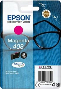 Tusz Epson Epson 408 - 14.7 ml - mit hoher Kapazitat - Magenta - original - Blisterverpackung - Tintenpatrone - fur WorkForce Pro WF-C4810DTWF 1