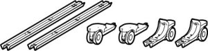 Cisco Cisco - Rollen Kit - fur P/N: CS-BRD55P-MM-NR-K9, CS-BRD55P-NR-K7, CS-BRD55P-NR-K9, CS-BRD55P-NR-K9++ 1