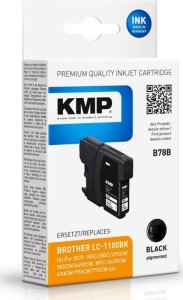 Tusz KMP KMP B78B - 12.7 ml - Schwarz - kompatibel - Tintenpatrone - fur Brother DCP-185, 385, 395, 585, J715, MFC-490, 5490, 5890, 5895, 6890, 790, 795, 990, J615 1