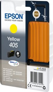 Tusz Epson Epson 405 - 5.4 ml - Gelb - original - Blister mit RF- / akustischem Alarmsignal - Tintenpatrone - fur WorkForce WF-7310, 7830, 7835, 7840, WorkForce Pro WF-3820, 3825, 4820, 4825, 4830 2