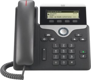 Telefon Cisco Cisco Third Party IP Phone CP-7811-3PCC-K9=: - SIP, SRTP, 0 Line Keys, Anthrazit - Unterstutzte Plattformen: Asterisk, Broadsoft, Centile, Metaswitch 3