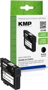 Tusz KMP E218B - 5.3 ml - Schwarz - kompatibel - Tintenpatrone (Alternative zu: Epson 29, Epson T2981) - fur Epson Expression Home XP-235, 245, 247, 332, 335, 342, 345, 432, 435, 442, 445 1