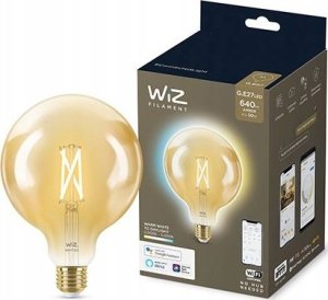 Signify WiZ Filament 50W E27 Globeform G125 Amber Einzelpack. 1