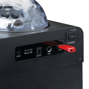 Głośnik Lenco Lenco BTC-055BK Karaoke Lautsprecher mit Bluetooth u. Mikrofon 1