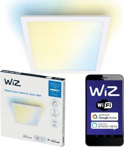 Lampa sufitowa Signify WiZ Panel Deckenleuchte Quadratisch Tunable White 3400lm Weiß 1