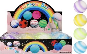 Mega Creative ZAB WYCISKANA PILKA 7CM MIX4 MC DISP 12/144/288 2