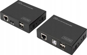 Przełącznik Digitus DIGITUS DS-51201 KVM Extender USB 1 Local + 1 Remote User up to 200M CAT5 UTP resolution 1920x1080 at 60Hz 1