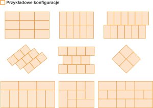 Ravio Panel tapicerowany - Tkanina Soft (ekoskóra) 40x15 4
