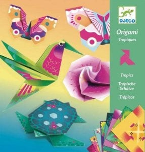 Djeco Djeco - origami - zestaw - neonowe tropiki 1