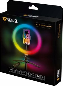 Lampa pierścieniowa Yenkee YSM 710 Uchwyt LED Ring 10''YENKEE 3