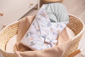 Sensillo ROŻEK VELVET LOT W CHMURACH 75x75 4