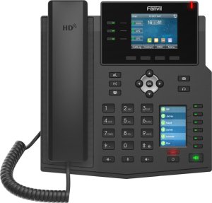 Telefon Fanvil FANVIL X4U - VOIP PHONE WITH IPV6, HD AUDIO, DUAL LCD DISPLAY, 10/100/1000 MBPS POE 1