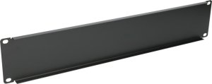 ExtraLink EXTRALINK 2U 19" FRONT BLANK PANEL BLACK 3