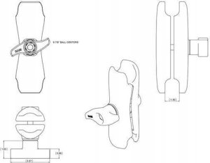 Zebra RAM MOUNT 12IN ARM 3