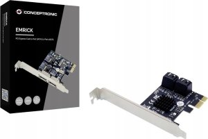 Karta sieciowa Conceptronic CONCEPTRONIC PCI Express Card 2-Port SATA III Adapt. int+ext 2