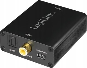 System przekazu sygnału AV LogiLink LogiLink Audio-Konverter Digital zu Analog 3.5mm/SPDIF/COAX 1