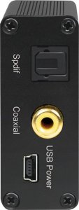 System przekazu sygnału AV LogiLink Konwerter audio Cyfrowy na analogowy 3.5mm/SPDIF/COAX 4