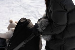 Sensillo Mufka z lisem BLACK 8