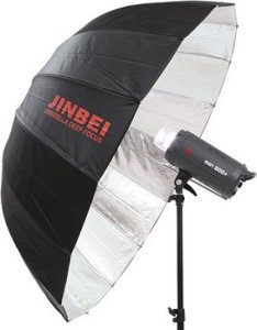 Jinbei Parasol paraboliczny Jinbei Deep Focus 105 cm, srebrny 1