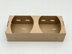 PLAST Kosz na owoce odcienie brązowego 2