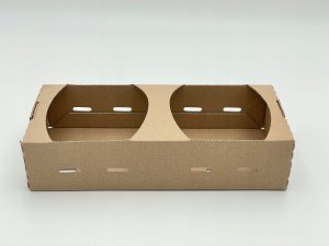 PLAST Kosz na owoce odcienie brązowego 3