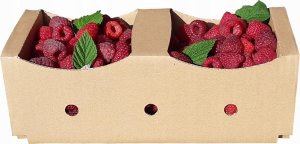 PLAST Kosz na owoce odcienie brązowego 4