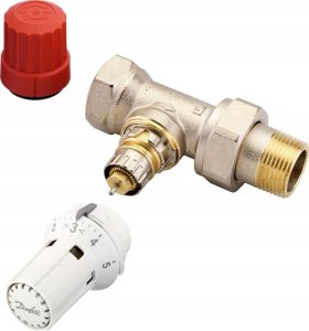 Danfoss Zestaw 2-elementowy - RAE/RLV-KS 1/2 Katowy (blister) (DWZ) 12