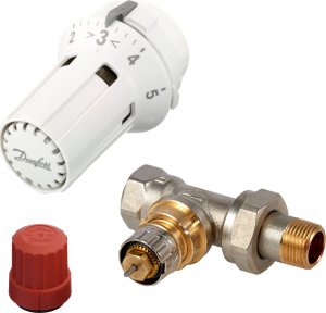 Danfoss Zestaw 2-elementowy - RAE/RLV-KS 1/2 Katowy (blister) (DWZ) 10