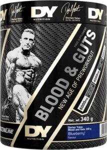 DORIAN YATES Dorian Yates Blood and Guts Pre-Workout 380 g o smaku borówkowym 1