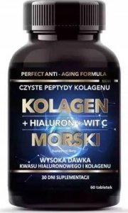 Intenson Intenson Kolagen morski + Witamina C + hialuron 60 tabletek 1