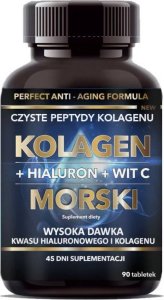 Intenson Intenson Kolagen morski + Witamina C + hialuron 120 tabletek 1