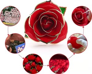 ToPrezent.pl Pozłacana Róża - Wieczna i Prawdziwa 3