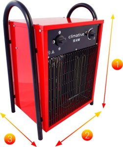 CLIMATIVE Polska nagrzewnica elektryczna Climative EH-15 kW 12