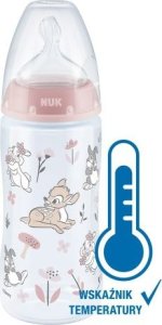 NUK 418696 BUTELKA 300ML WSKAŹNIK TEMPERATURY  DISNEY BAMBI 526288, 741486 1