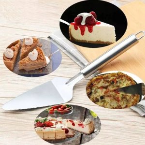 Brunbeste Stalowa łopatka nóż szpatułka do pizzy tortu 4