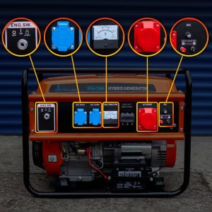 Agregat ExtraLink EXTRALINK EGH-7000 HYBRID GENERATOR 7KW 19