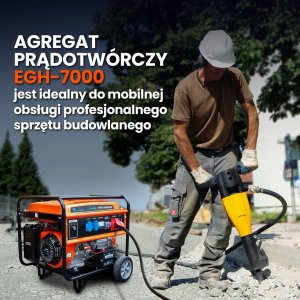 Agregat ExtraLink EXTRALINK EGH-7000 HYBRID GENERATOR 7KW 32