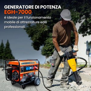 Agregat ExtraLink EXTRALINK EGH-7000 HYBRID GENERATOR 7KW 34