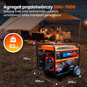 Agregat ExtraLink EXTRALINK EGH-7000 HYBRID GENERATOR 7KW 39
